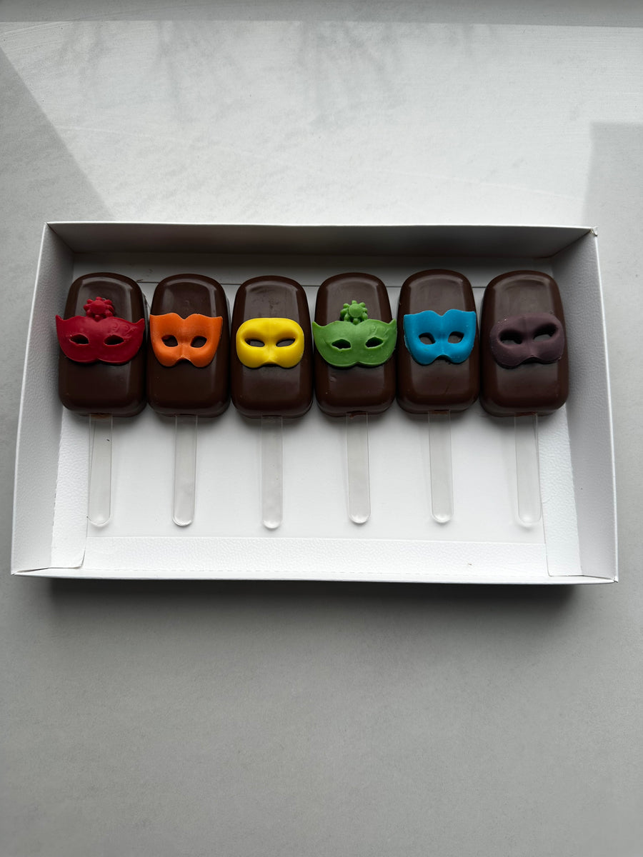 Classy Pops Chocolate - Purim Masks – Classy Paci