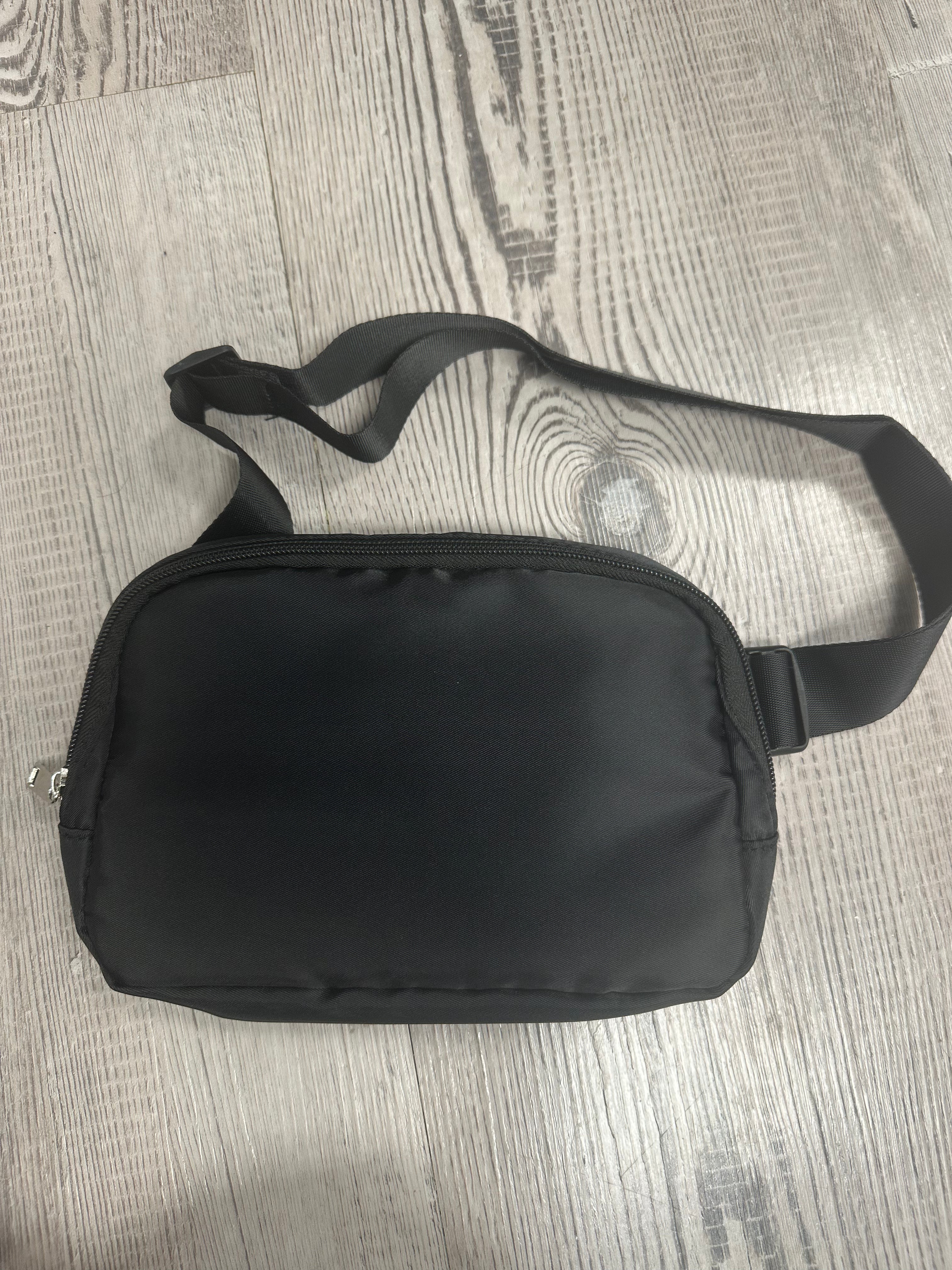 Fanny packs black grey personalized bag / trip school. camp