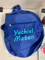 Lightweight small personalized bag / briefcase school. camp