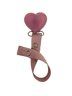 White mauve pink  heart bib hat and clip DELUXE GIFT SET
