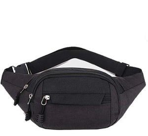 Fanny packs black grey personalized bag / trip school. camp