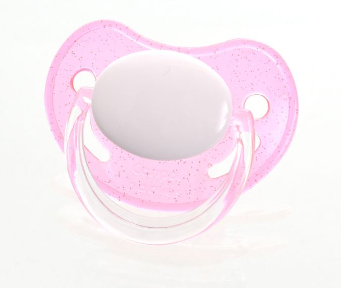 Pink Asymmetrical Pacifier