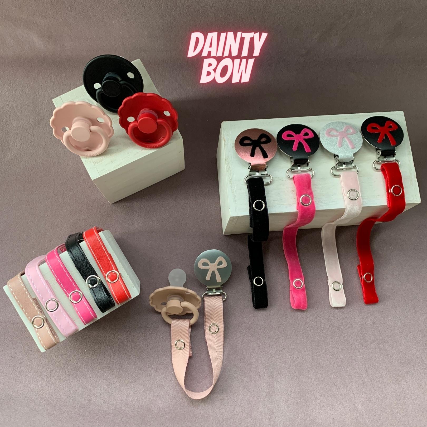 Classy Paci Dainty Bow Collection FW23 Velvet/Leather
