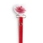 Classy Paci DOODLE Red Heart pacifier clip with Bibs pacifier GIFT SET