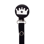 Classy Paci Black & White Noble Crown Pacifier Clip GIFT SET FW21-22