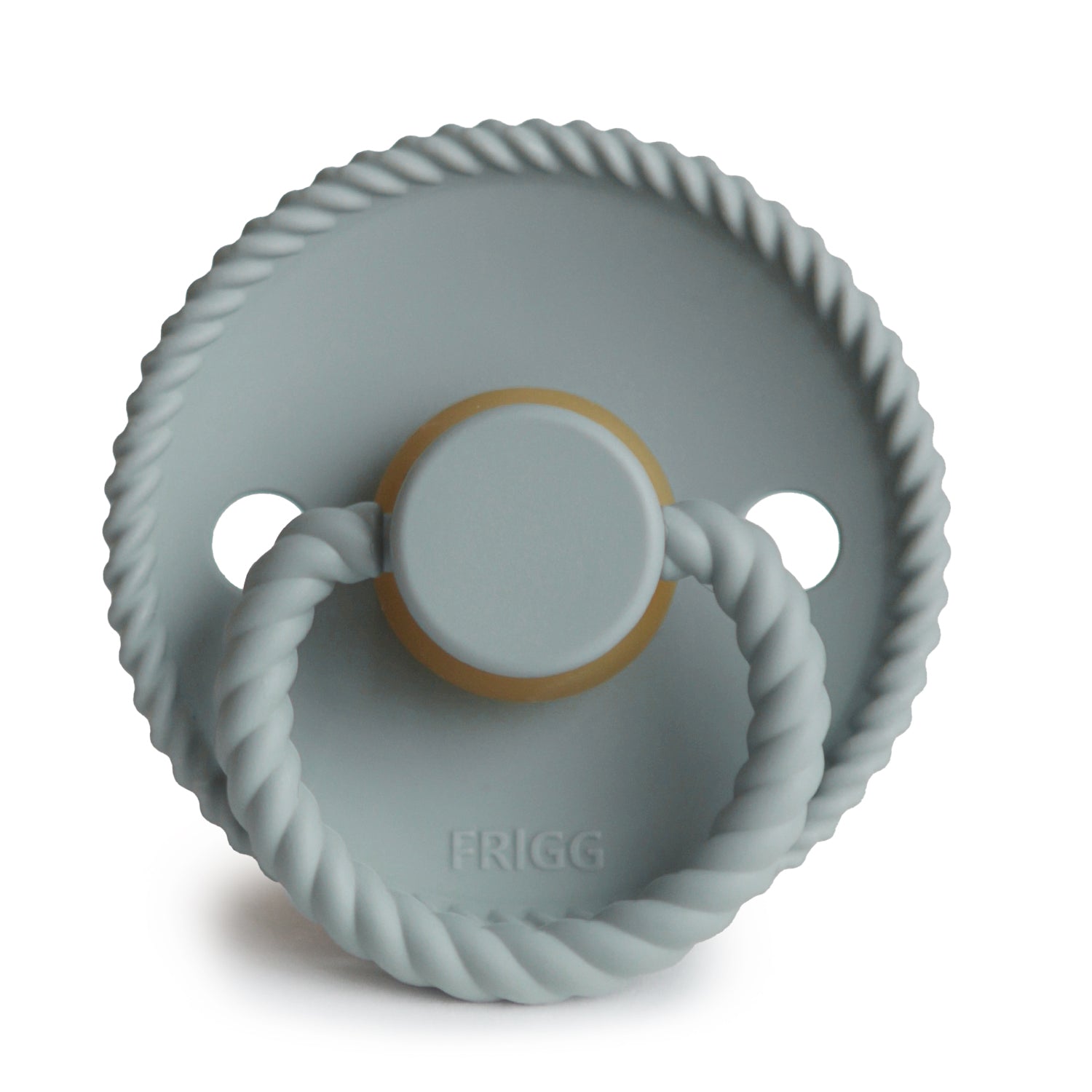 FRIGG Rope Natural Rubber Baby Pacifier French Gray