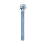 Classy Paci Cobalt blue Agate  circle pacifier clip