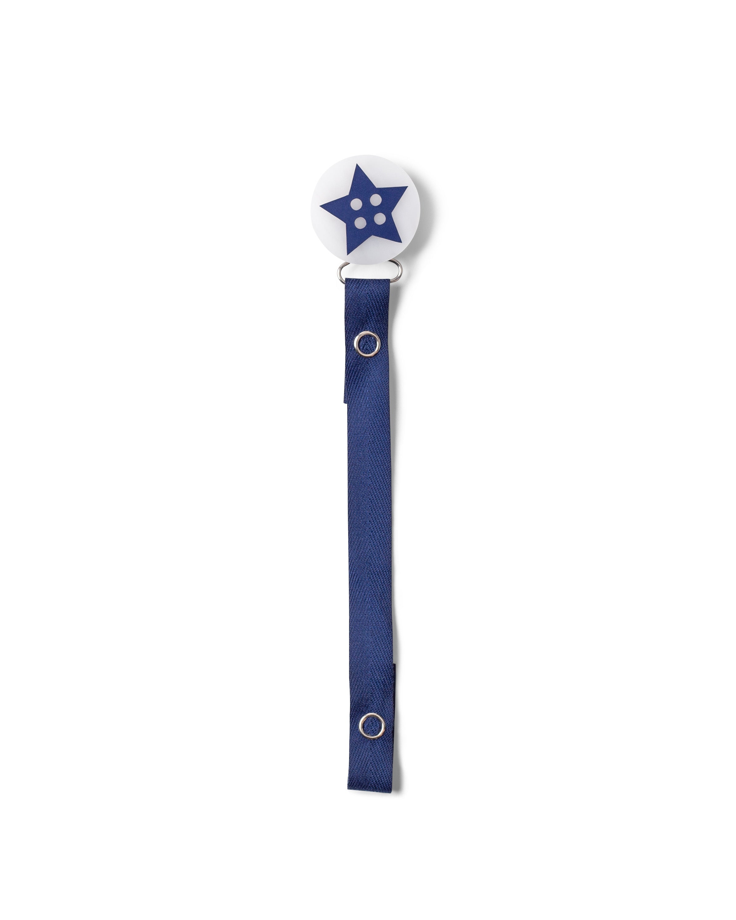 Classy Paci fun "cute as a button" Navy blue star, denim/black for baby toddler girls boys pacifier clip Friggs, Bibs Gift Set