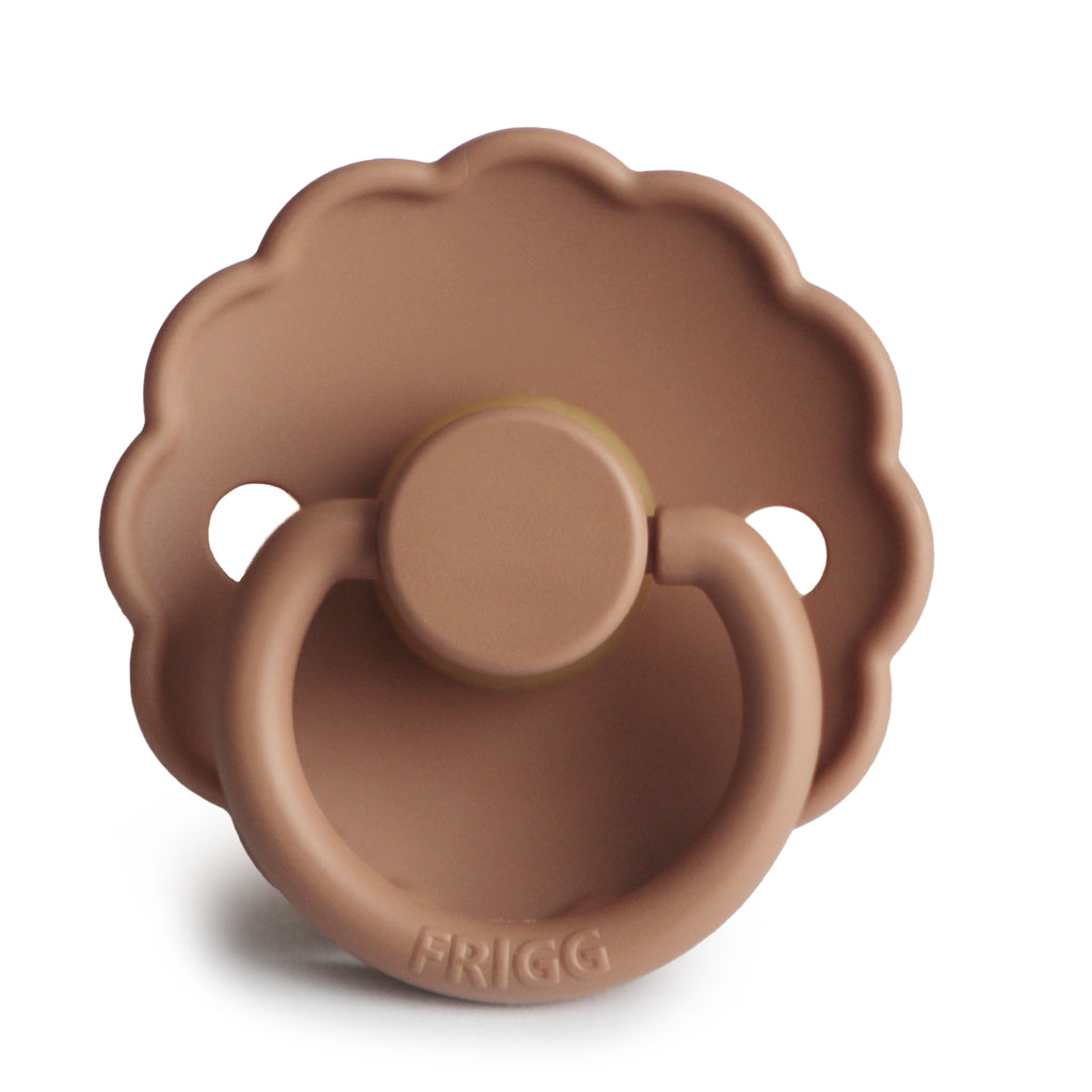 FRIGG Daisy Natural Rubber Pacifier | Peach Bronze