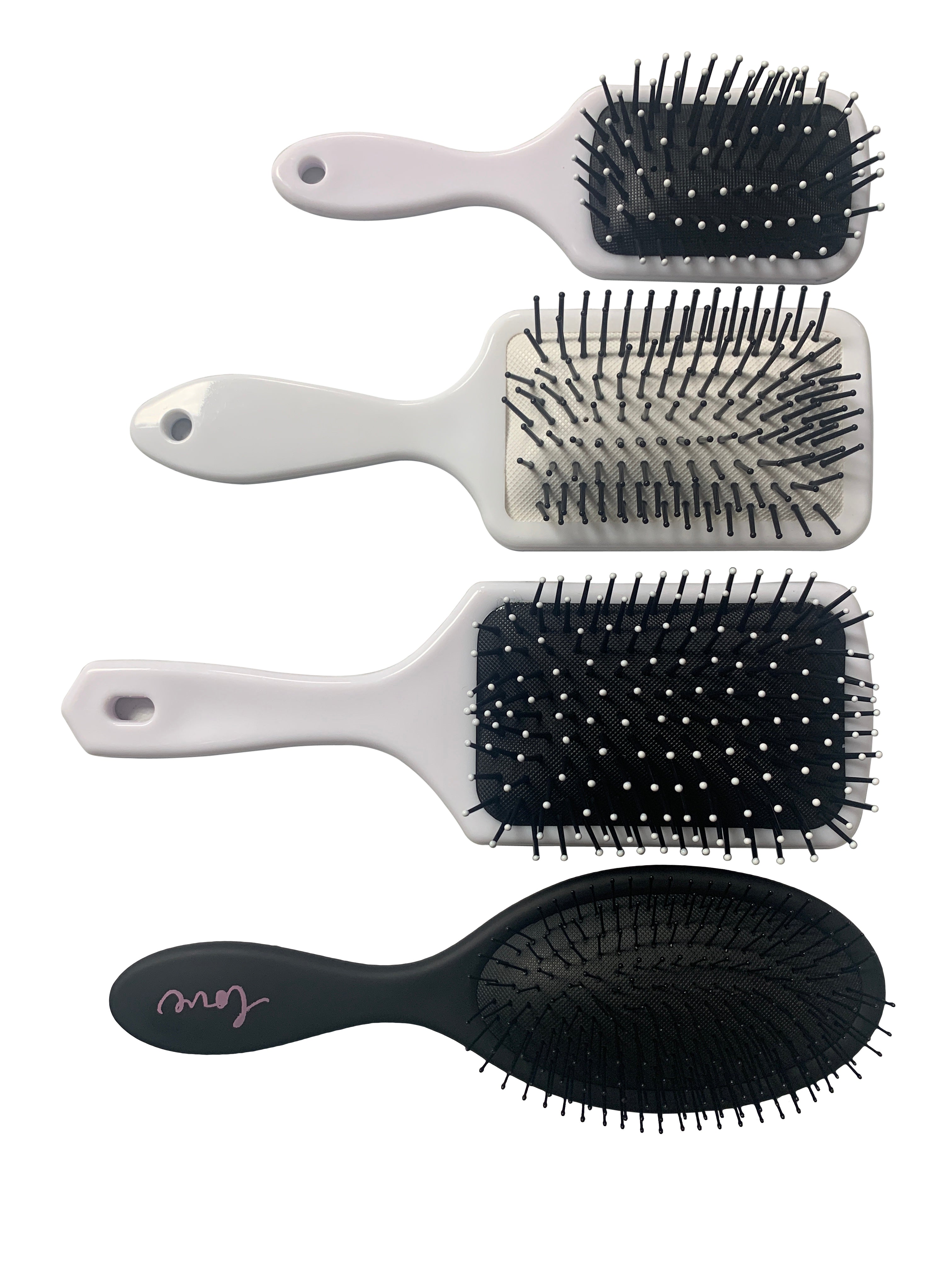 Hair Brushes white gold silver black perfect gift, school, camp
