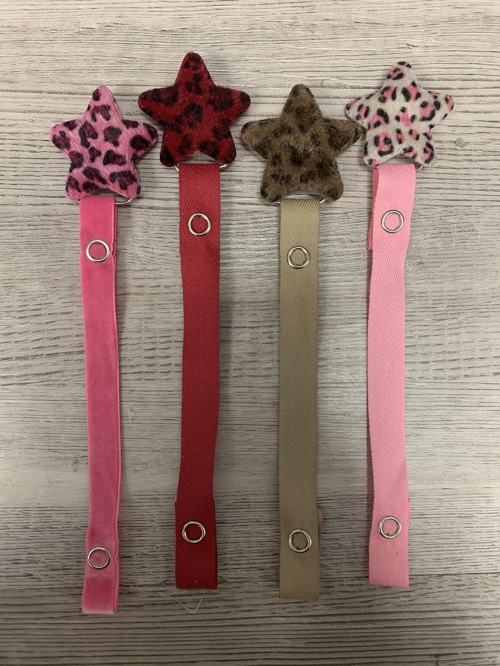 Leopard star hot pink/tan/brown/maroon/red girls and boys