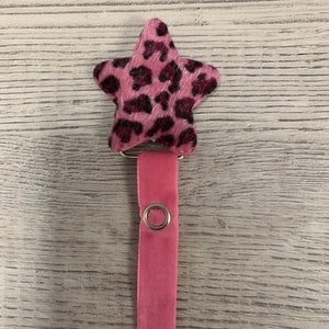 Leopard star hot pink/tan/brown/maroon/red girls and boys