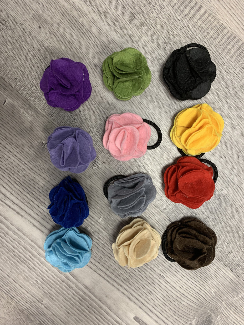 Pony felt Flower lots of colors clearance