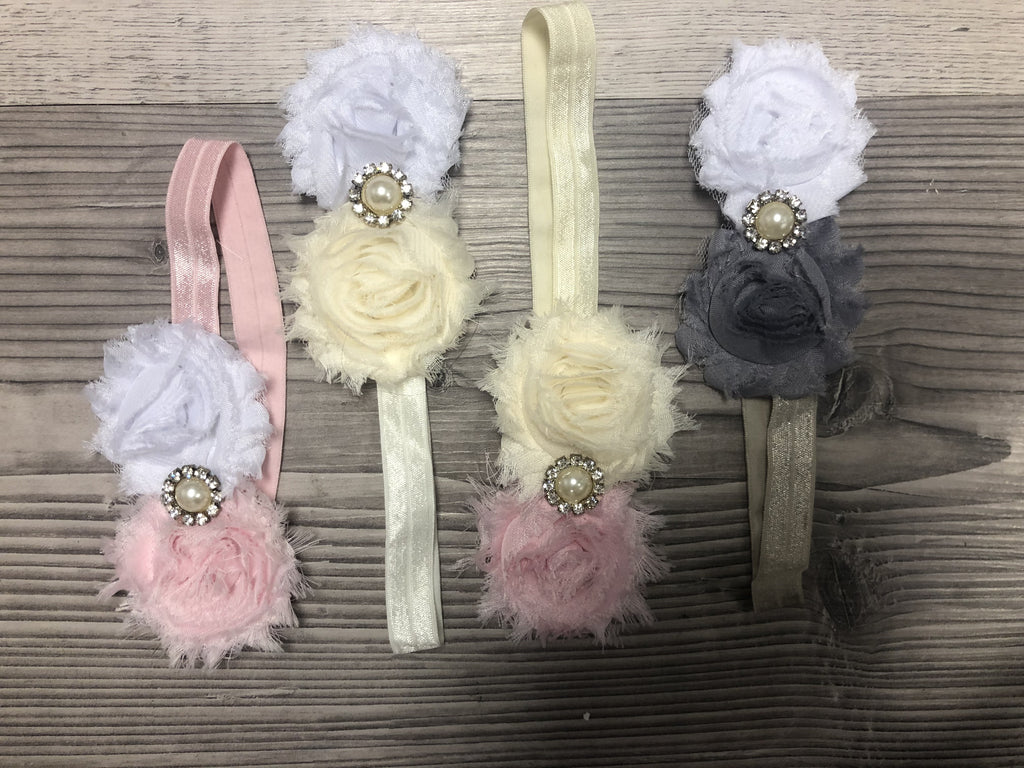 Two color rhinestone Girl Headbands clearance