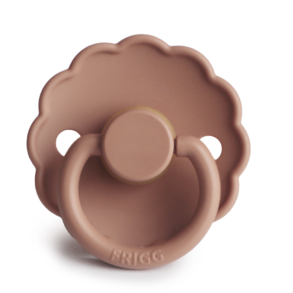 FRIGG Daisy Natural Rubber Pacifier | Rose Gold