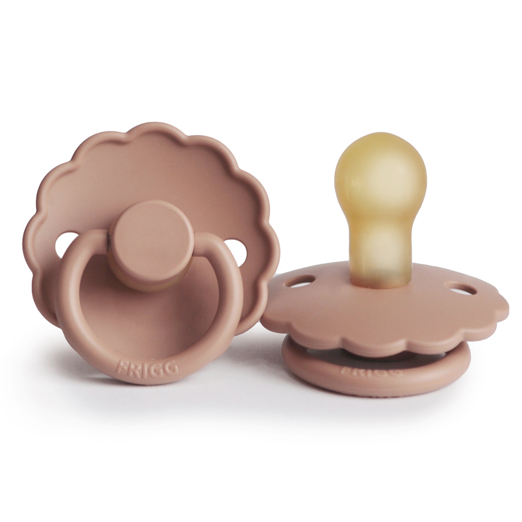 FRIGG Daisy Natural Rubber Pacifier | Rose Gold