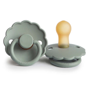 Friggs Daisy Natural Rubber Pacifier Sage