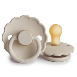 Frigg Daisy Natural Rubber Baby Pacifier Sandstone