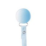 Classy Paci Ombre Blue  Circle, Blue shades, white, grey, baby boy pacifier clip