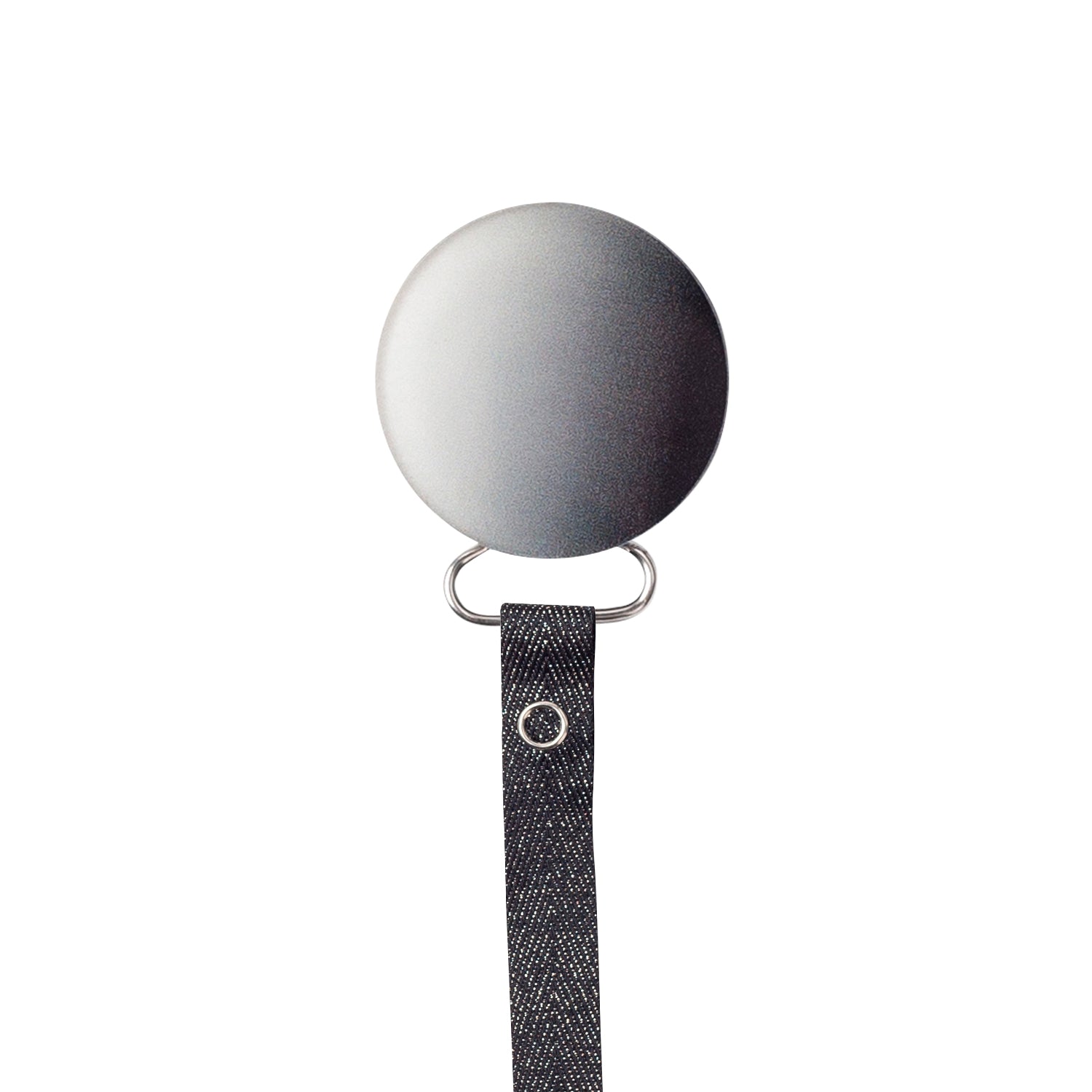 Classy Paci Ombre Black Circle, Black shades, white, grey, baby boy girl pacifier clip