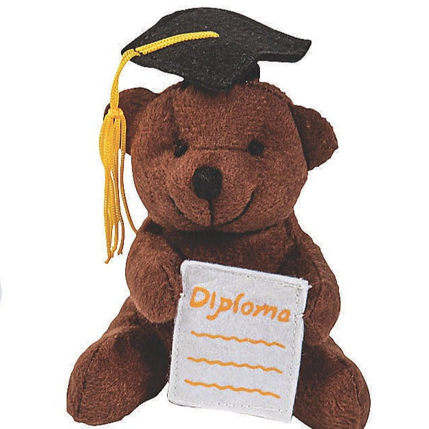 Graduation Teddy Bear Diploma pocket Personalized
