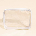 Clear useful keychain with cosmetic bag/ Pencil case for school, for girl or boy