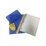 School package for girls or boys, binder folder, ruler, pencil case etc