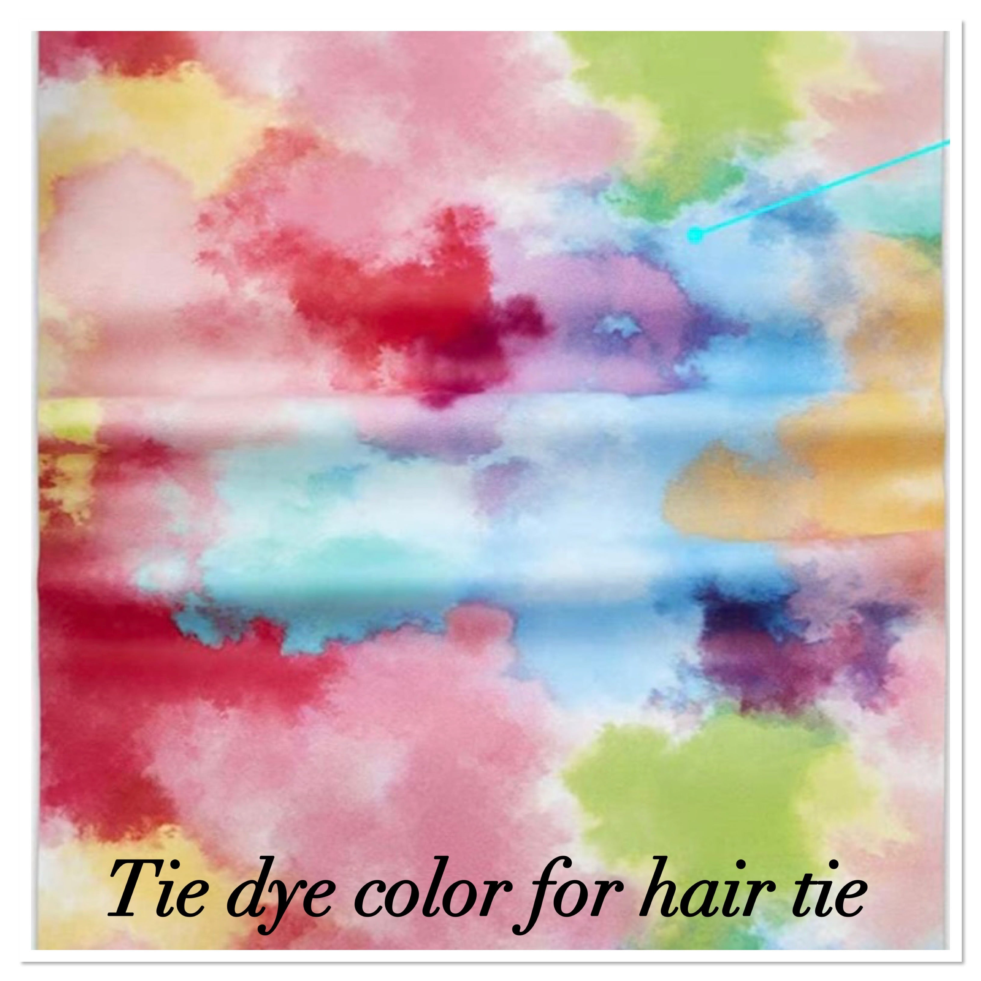 Tie Dye Camp Packages for girls in an adorable useful clear bag hair tie, lamp, and more
