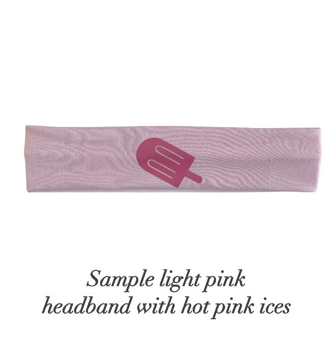 Tie Dye Sweatbands personalized perfect for school, camp